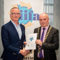 Mark Coffey and IIFA President Bob Rainsford - web