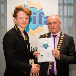 Philip Thornton, the Youngest FIATA Diploma Globally, and IIFA President Bob Rainsford